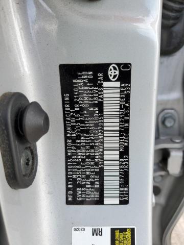 5YFEPMAE9NP279951 - 2022 TOYOTA COROLLA LE 银色 照片 12