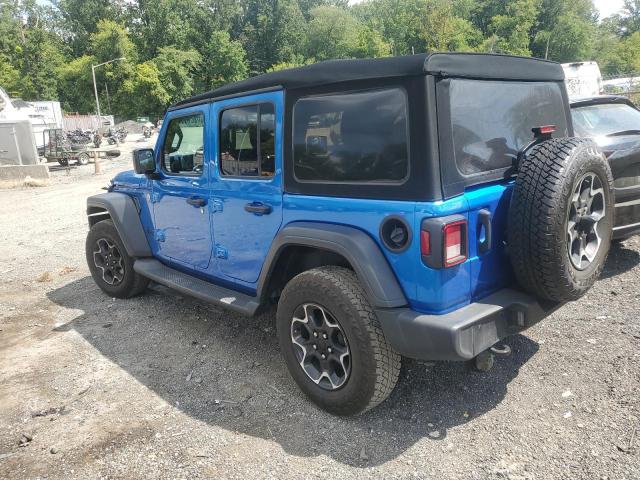 1C4HJXDN9MW722147 - 2021 JEEP WRANGLER U SPORT Көк фото 2