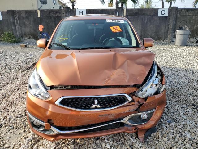 ML32A5HJ3HH015169 - 2017 MITSUBISHI MIRAGE GT ORANGE photo 5