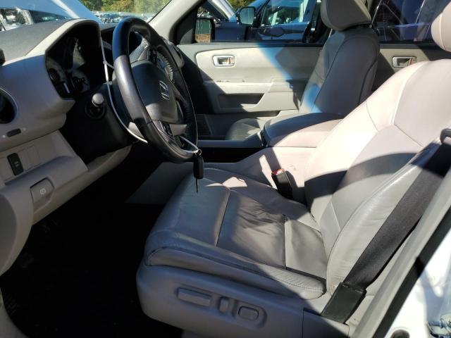 5FNYF3H54BB036913 - 2011 HONDA PILOT EXL WHITE photo 7