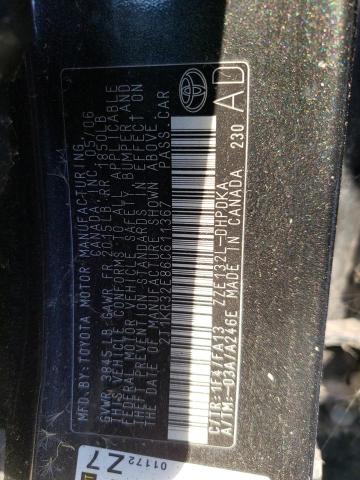 2T1KR32E86C611367 - 2006 TOYOTA COROLLA MA XR GRAY photo 13