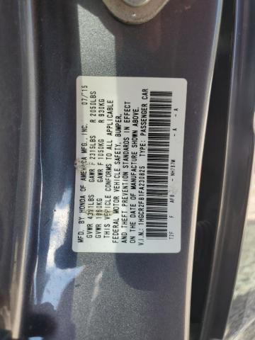1HGCR2F81FA230825 - 2015 HONDA ACCORD EXL 灰色 照片 12