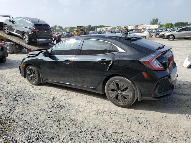 SHHFK7H71JU240433 - 2018 HONDA CIVIC EXL შავი ფოტო 2