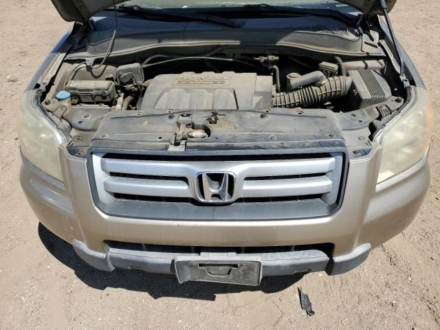 5FNYF28417B028275 - 2007 HONDA PILOT EX BROWN photo 12