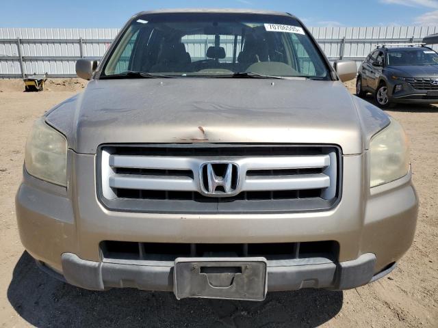 5FNYF28417B028275 - 2007 HONDA PILOT EX BROWN photo 5
