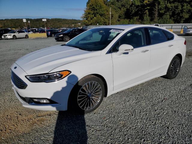 3FA6P0D90JR137736 - 2018 FORD FUSION TITANIUM/PLATINUM WHITE photo 1