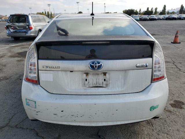 JTDKN3DP8D3037319 - 2013 TOYOTA PRIUS PLUG WHITE photo 6