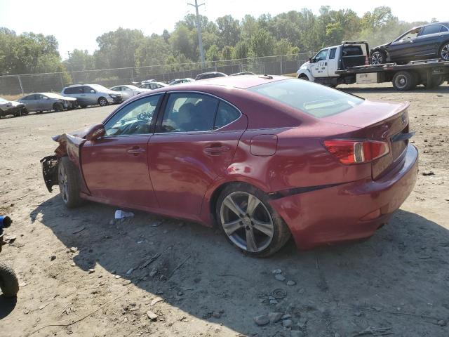 JTHBF5C24C5163743 - 2012 LEXUS IS 250 RED photo 2