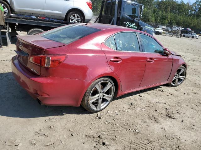 JTHBF5C24C5163743 - 2012 LEXUS IS 250 RED photo 3