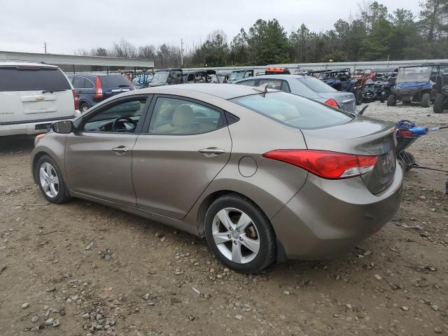 5NPDH4AEXDH394191 - 2013 HYUNDAI ELANTRA GLS TAN photo 2