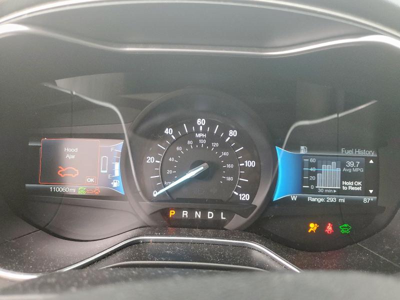 3FA6P0LU5JR221816 - 2018 FORD FUSION SE HYBRID თეთრი ფოტო 9