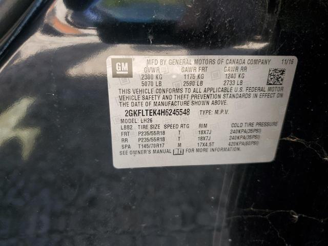 2GKFLTEK4H6245548 - 2017 GMC TERRAIN SLE 黑色 照片 13