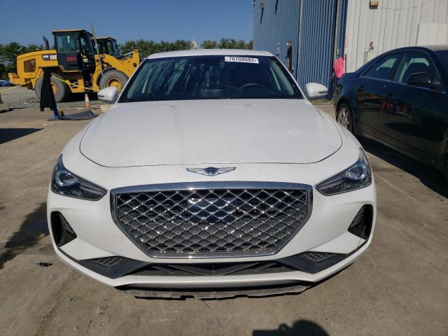 KMTG24LA0KU016586 - 2019 GENESIS G70 SPORT WHITE photo 5