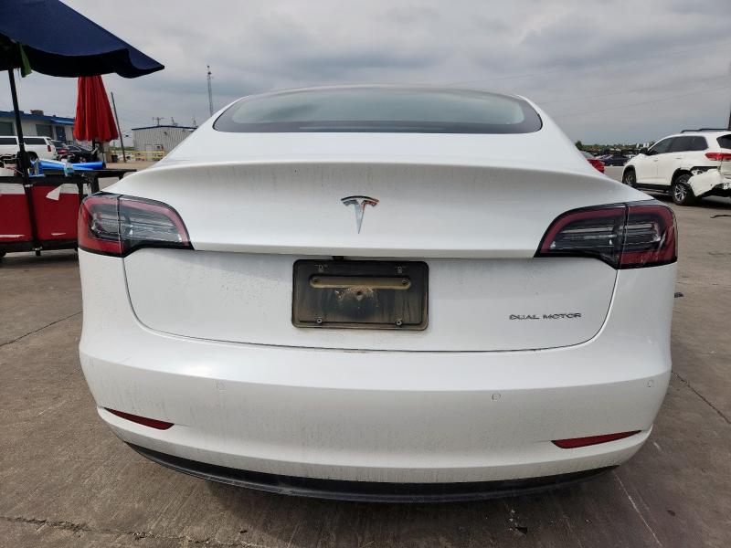 5YJ3E1EB5NF262619 - 2022 TESLA MODEL 3 WHITE photo 6