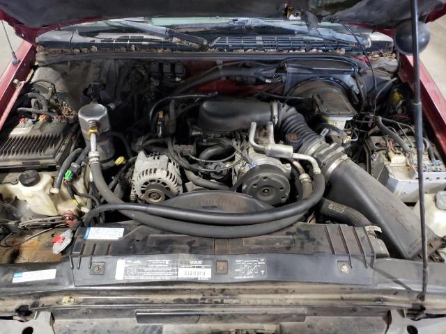 1GKDT13W8T2540580 - 1996 GMC JIMMY MAROON photo 11