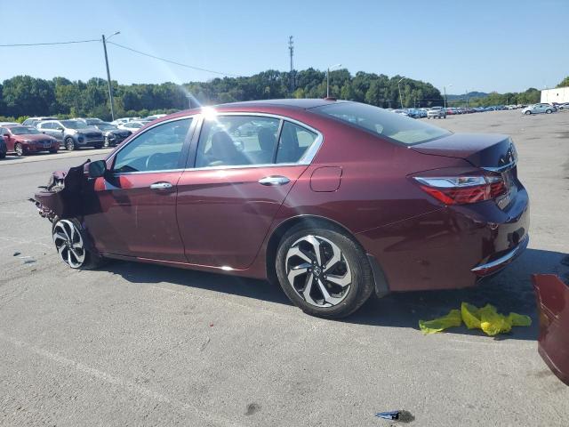 1HGCR2F89HA143662 - 2017 HONDA ACCORD EXL BURGUNDY photo 2