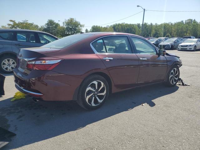 1HGCR2F89HA143662 - 2017 HONDA ACCORD EXL BURGUNDY photo 3