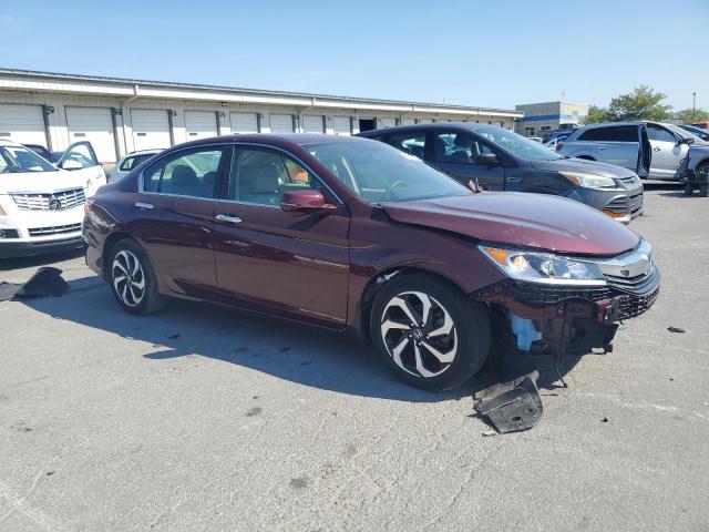 1HGCR2F89HA143662 - 2017 HONDA ACCORD EXL BURGUNDY photo 4