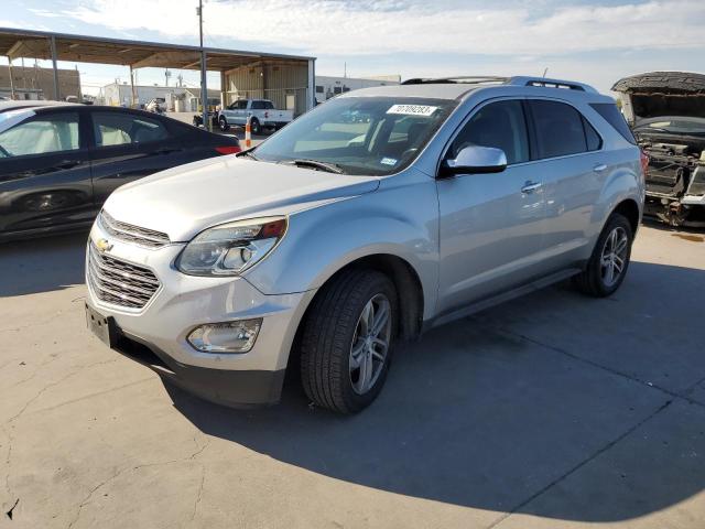 1GNALDEK2GZ101468 - 2016 CHEVROLET EQUINOX LTZ SILVER photo 1