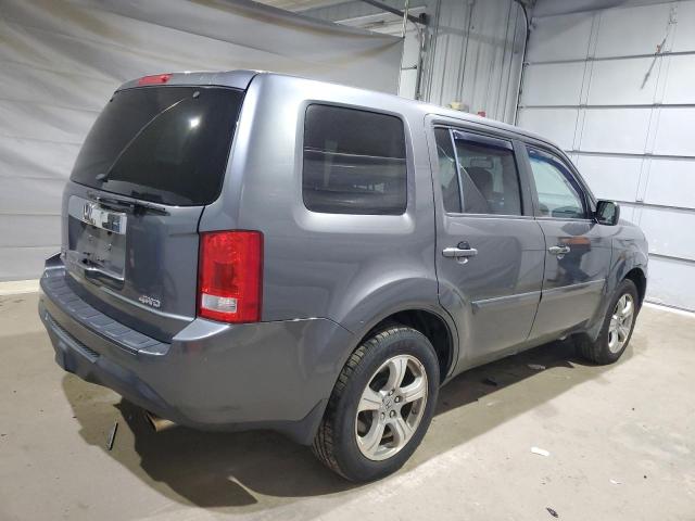 5FNYF4H52CB035167 - 2012 HONDA PILOT EXL GRAY photo 3