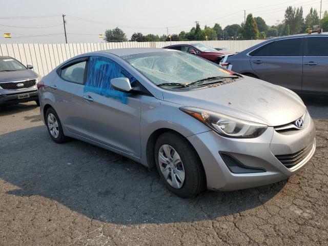 5NPDH4AE9GH762221 - 2016 HYUNDAI ELANTRA SE SILVER photo 4