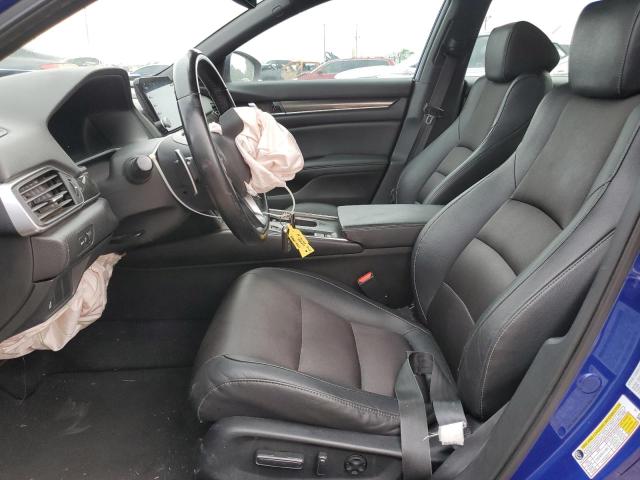1HGCV2F30KA001109 - 2019 HONDA ACCORD SPORT Синий фото 7