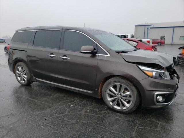 KNDME5C12J6373916 - 2018 KIA SEDONA SXL BROWN photo 4