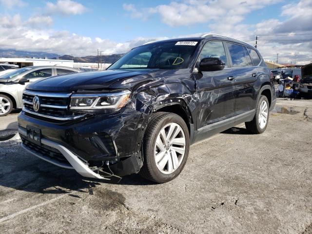 1V2BR2CA8MC525809 - 2021 VOLKSWAGEN ATLAS SEL CHARCOAL photo 1