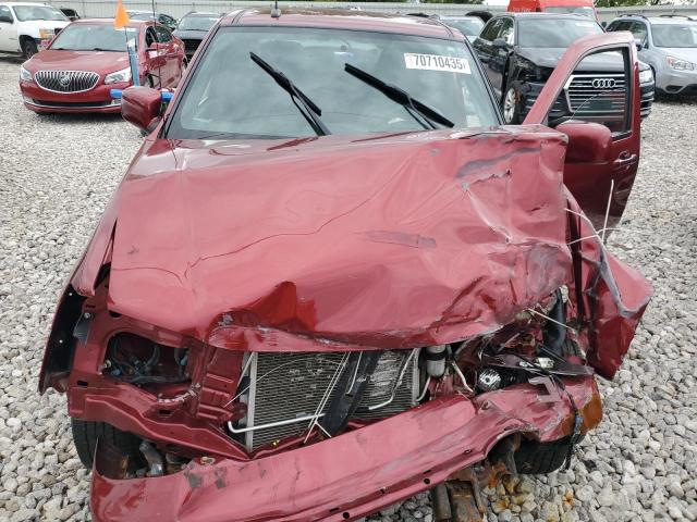 1GCESCF96B8129579 - 2011 CHEVROLET COLORADO LT BURGUNDY photo 11
