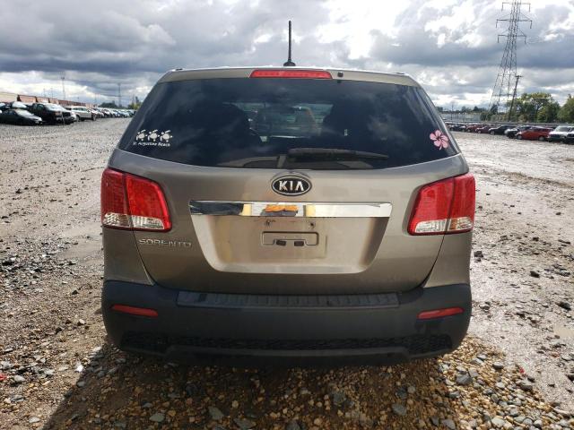 5XYKT4A17DG351356 - 2013 KIA SORENTO LX GRAY photo 6