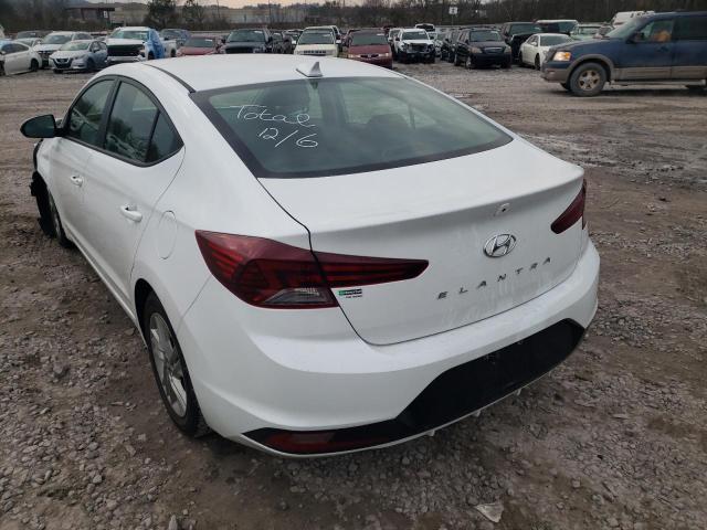 5NPD84LF9LH569017 - 2020 HYUNDAI ELANTRA SEL WHITE photo 2