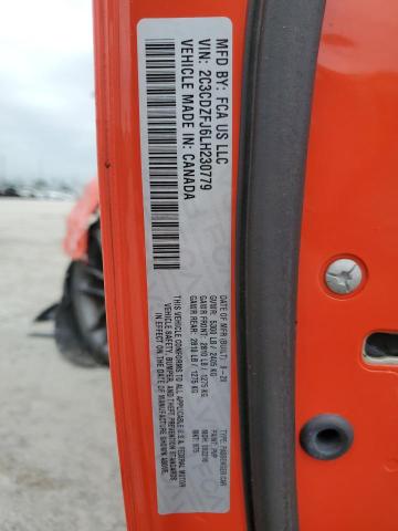 2C3CDZFJ6LH230779 - 2020 DODGE CHALLENGER R/T SCAT PACK RED photo 13