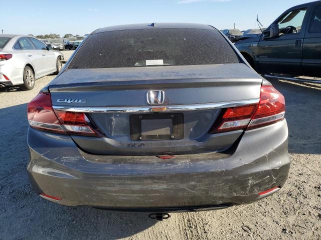 19XFB2F94DE033229 - 2013 HONDA CIVIC EXL ნაცრისფერი ფოტო 6