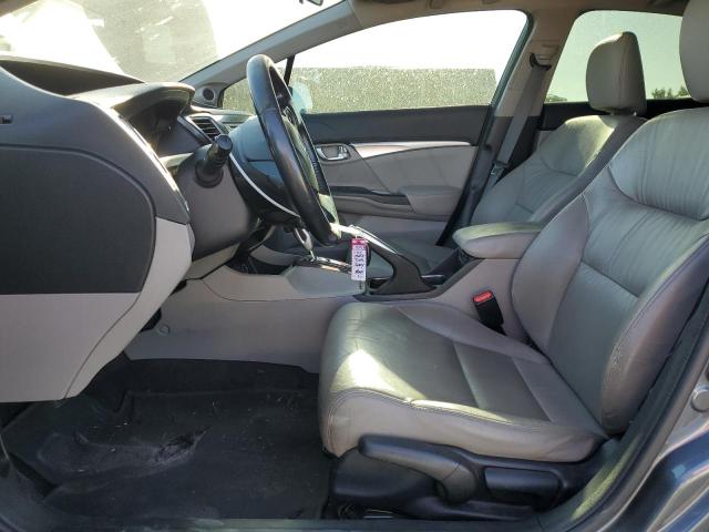 19XFB2F94DE033229 - 2013 HONDA CIVIC EXL ნაცრისფერი ფოტო 7