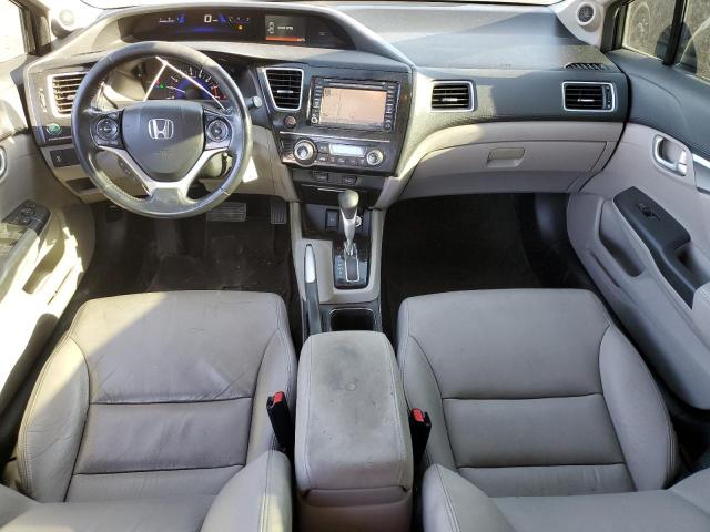 19XFB2F94DE033229 - 2013 HONDA CIVIC EXL ნაცრისფერი ფოტო 8