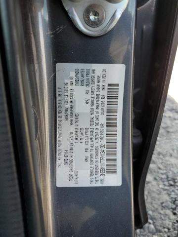 3MZBM1V77FM134192 - 2015 MAZDA 3 TOURING გრაფიტი ფოტო 12