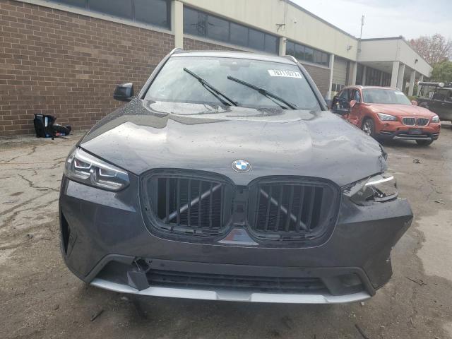 5UX53DP07N9K58480 - 2022 BMW X3 XDRIVE30I GRAY photo 5