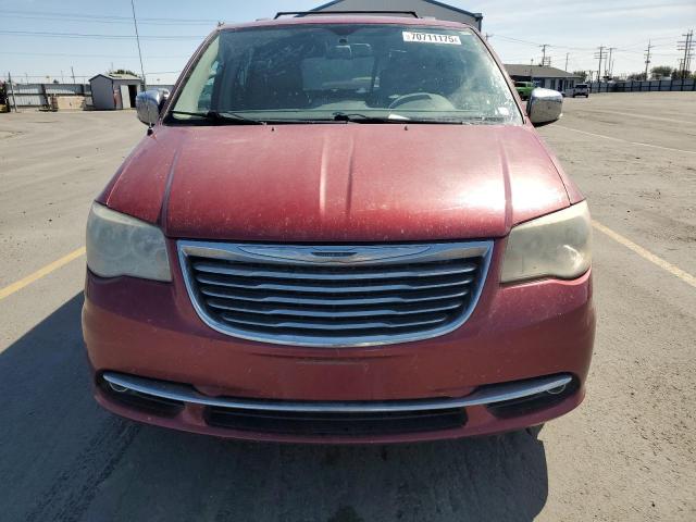 2C4RC1CG7CR156527 - 2012 CHRYSLER TOWN & COU TOURING L MAROON photo 5