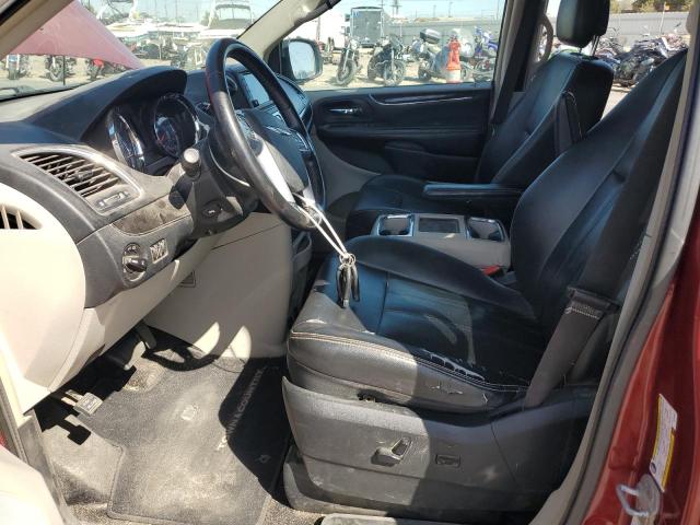 2C4RC1CG7CR156527 - 2012 CHRYSLER TOWN & COU TOURING L MAROON photo 7