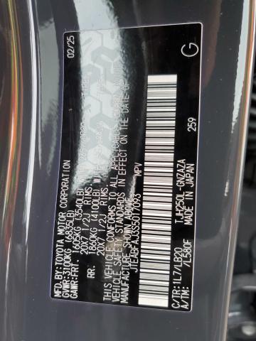 JTEABFAJ3S5017093 - 2025 TOYOTA LAND CRUIS BASE GRAY photo 14