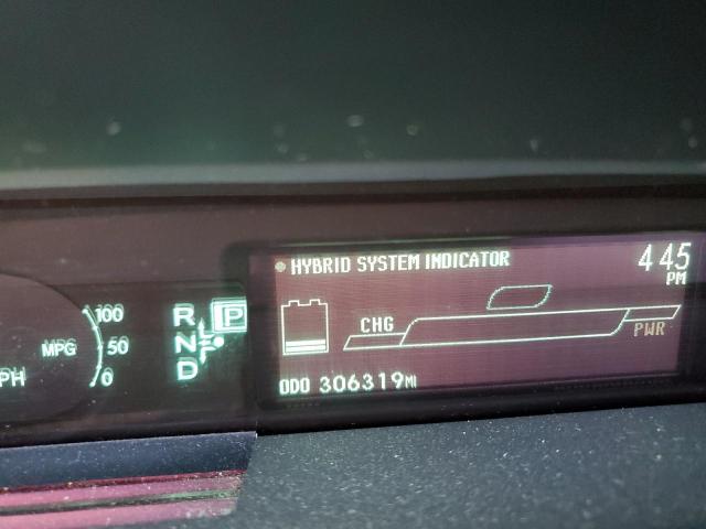 JTDKN3DU7A0097000 - 2010 TOYOTA PRIUS თეთრი ფოტო 9