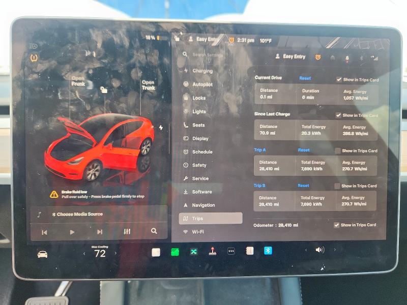 7SAYGDEE6PA143153 - 2023 TESLA MODEL Y 蓝色 照片 9