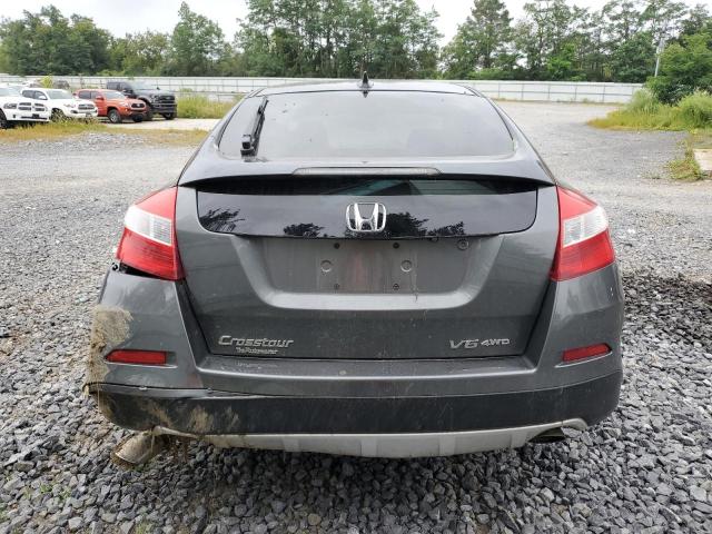 5J6TF2H53EL004194 - 2014 HONDA CROSSTOUR EXL ნაცრისფერი ფოტო 6