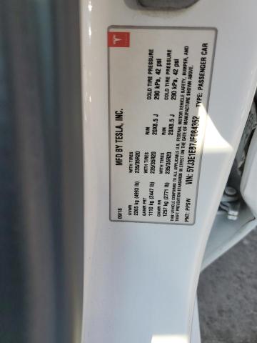 5YJ3E1EB7JF084352 - 2018 TESLA MODEL 3 أبيض صورة 12