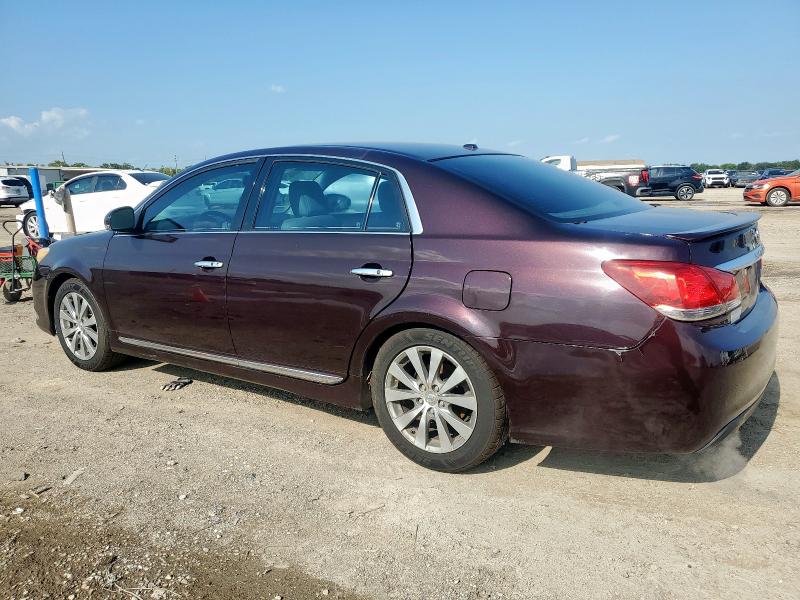 4T1BK3DB2BU398464 - 2011 TOYOTA AVALON BASE Темно-червоний фото 2