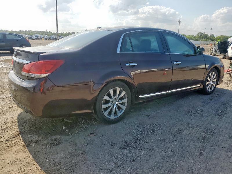 4T1BK3DB2BU398464 - 2011 TOYOTA AVALON BASE Темно-червоний фото 3