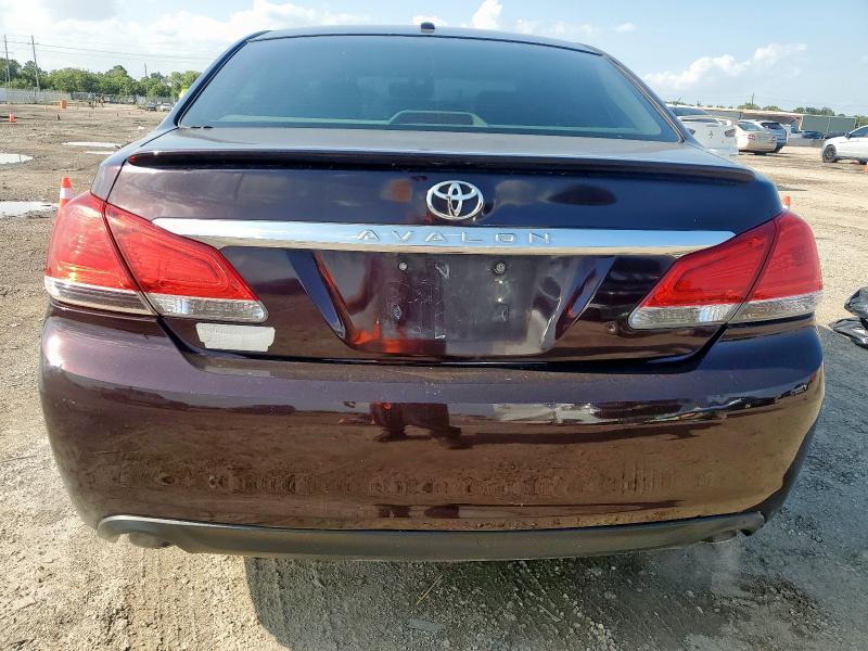 4T1BK3DB2BU398464 - 2011 TOYOTA AVALON BASE Темно-червоний фото 6