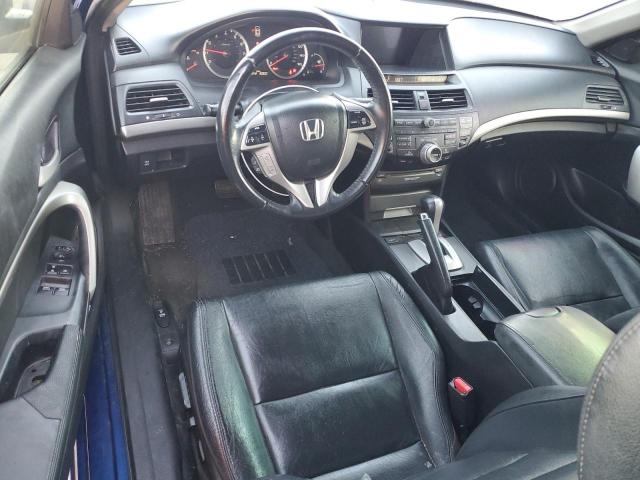 1HGCS12849A013357 - 2009 HONDA ACCORD EXL BLUE photo 8