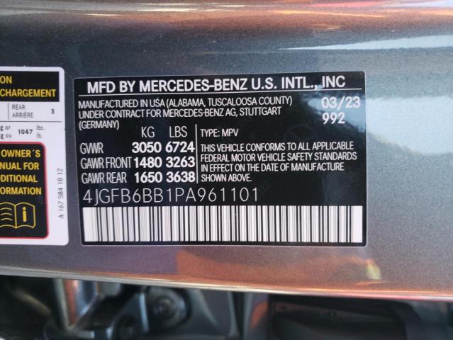 4JGFB6BB1PA961101 - 2023 MERCEDES-BENZ GLE AMG 53 4MATIC GRAY photo 13