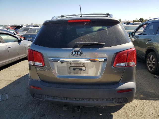 5XYKUDA28BG180426 - 2011 KIA SORENTO EX CHARCOAL photo 6